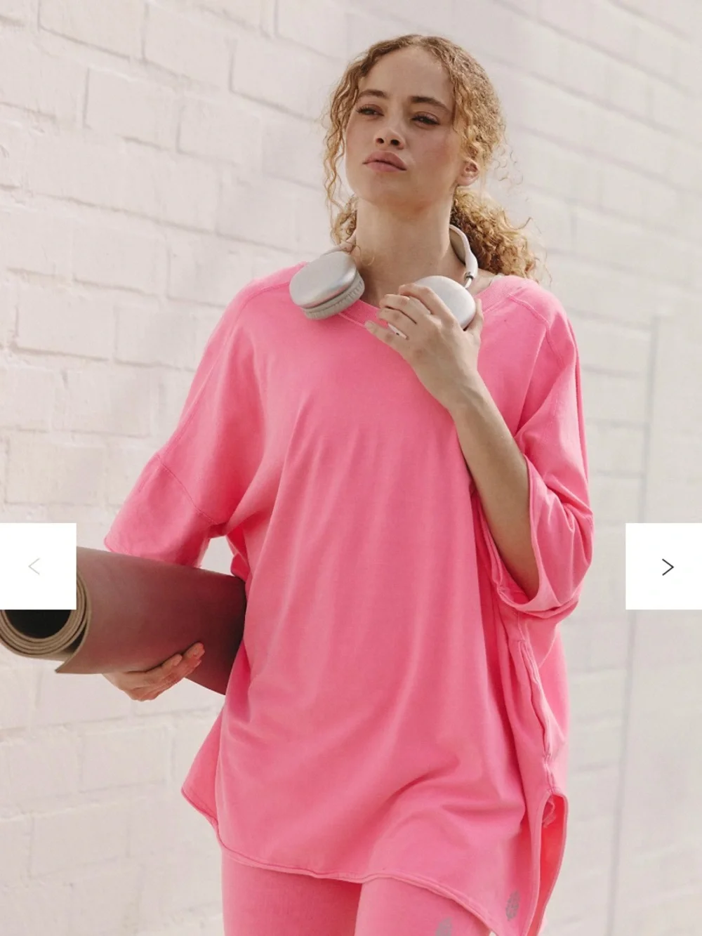 FP Movement by Free People Light Pink Hot shot reversible set - Picture 1 of 4